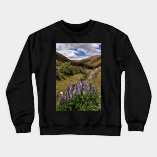 A Crown of Lupins Crewneck Sweatshirt